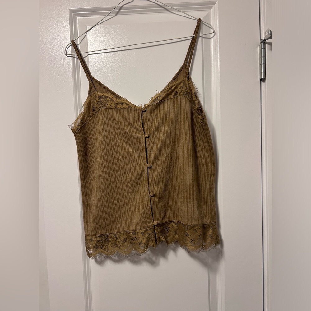 ZARA layering camisole with lace trims S
